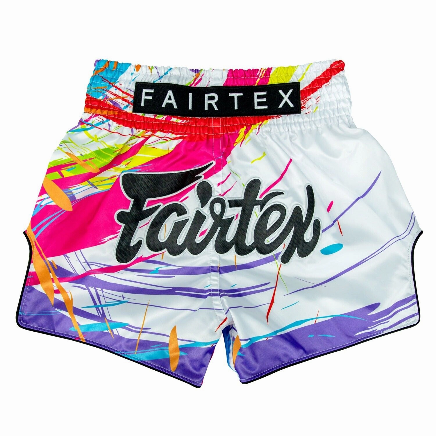 Fairtex World Music Muay Thai Shorts BS1933 White Cycling shorts AntiSnagTechnology