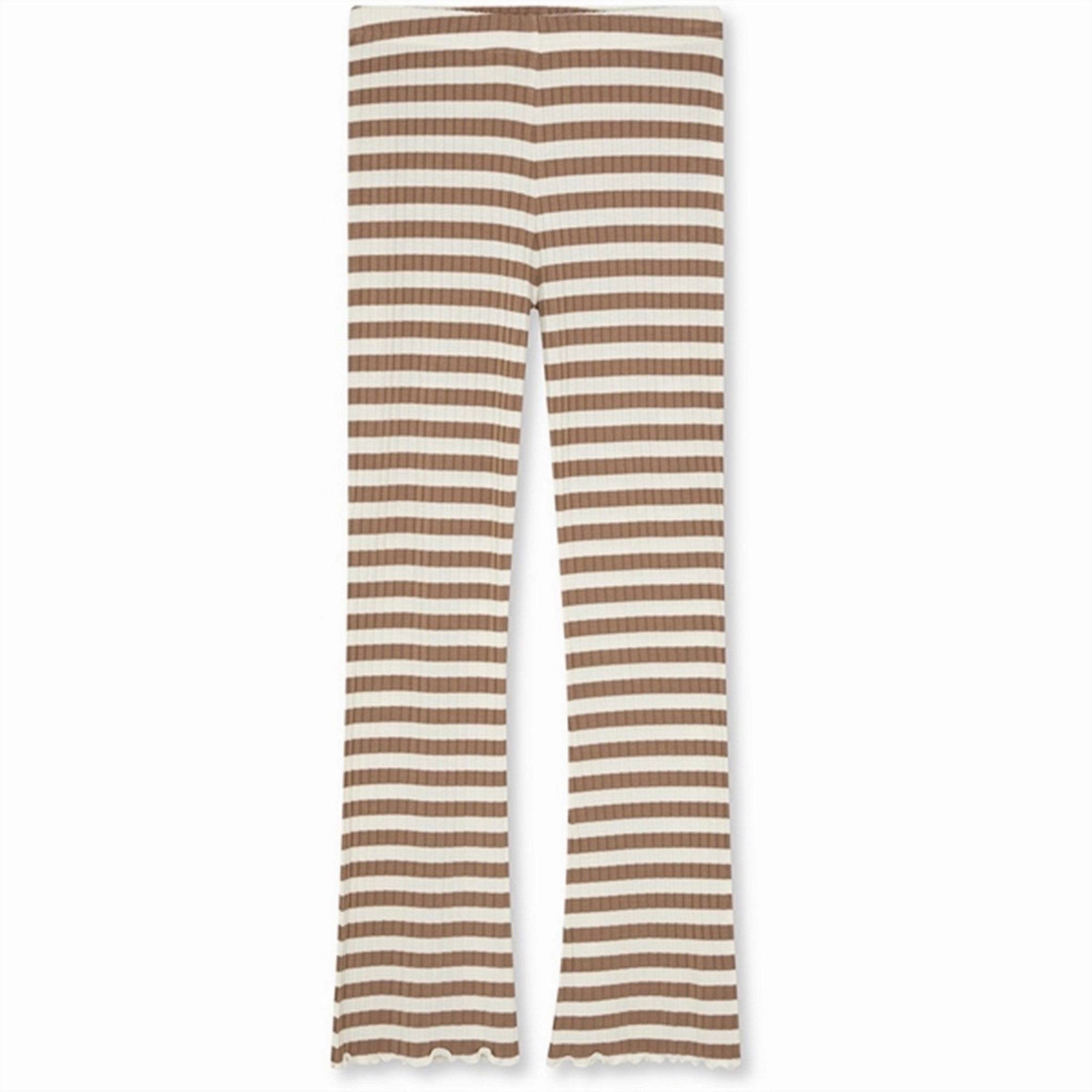 Mads N?rgaard Classic Stripe Lala Leggings Tiger's Eye/Vanilla Ice Balanced Stretch