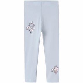 Reinforced Seams Name It Subdued Blue Unicorns Vivian AOP Leggings
