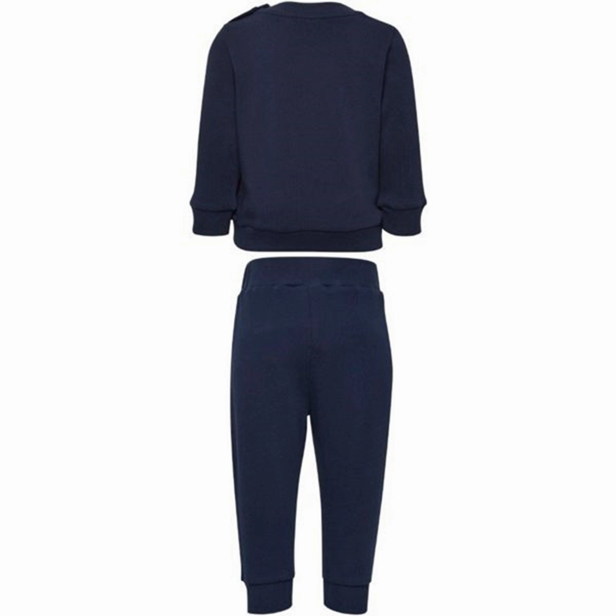 Hummel Santo Crew Suit Black Iris BreathableFabricTech stadium