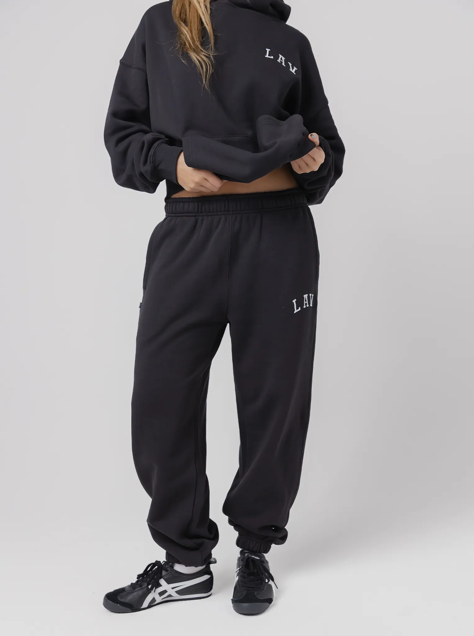 Sweatpants AdjustableTabs Trendy Cut