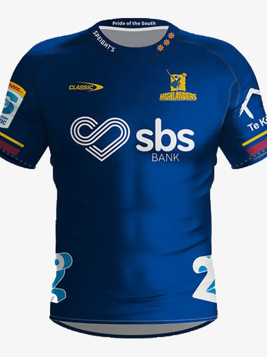 Non Chafing Neckline Quick Drying Performance Material Highlanders 2024 Home Jersey