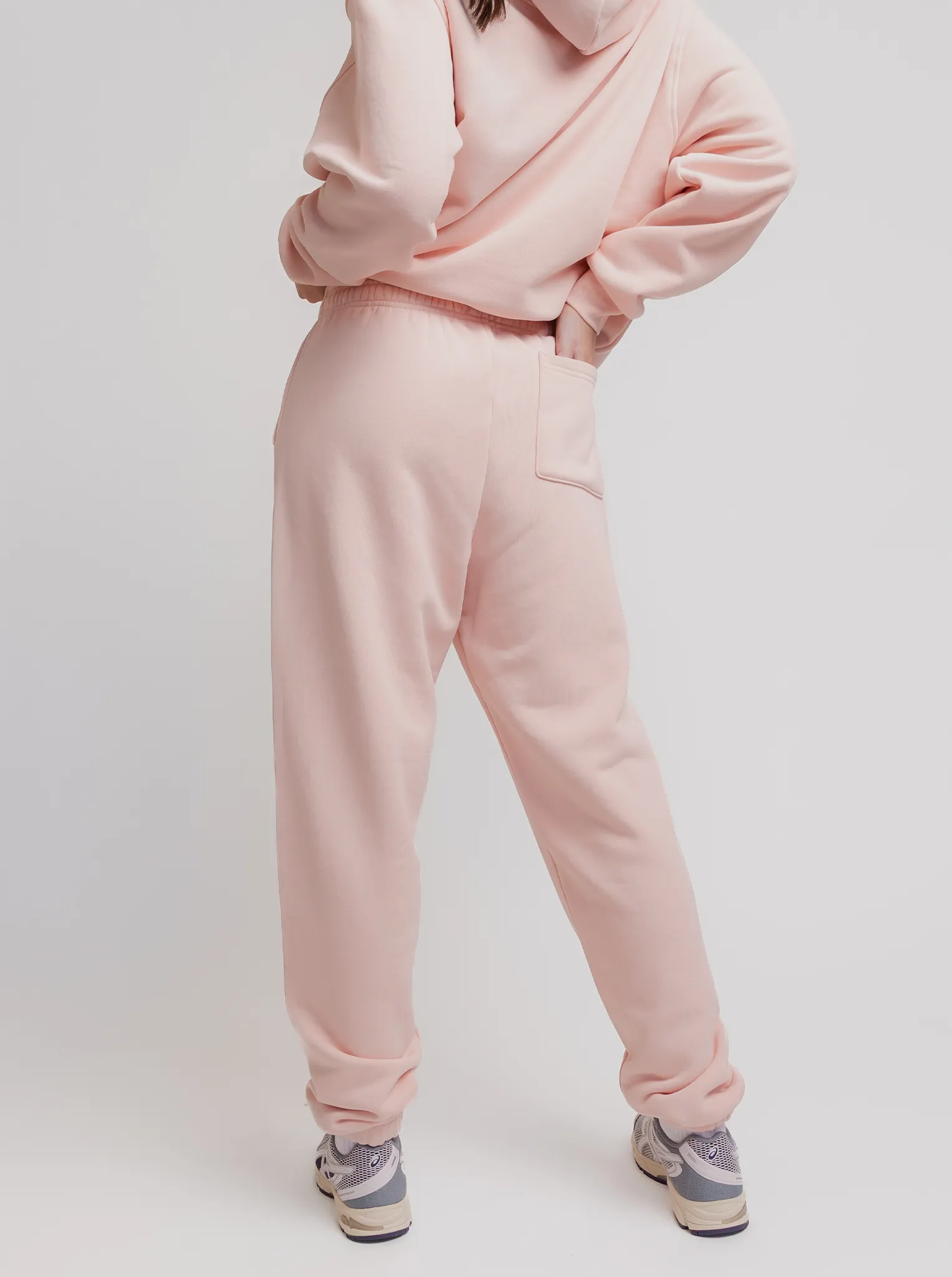 Taylor Trackies in Pillow Pink FlexibleKneePanels Lightweight Fabric
