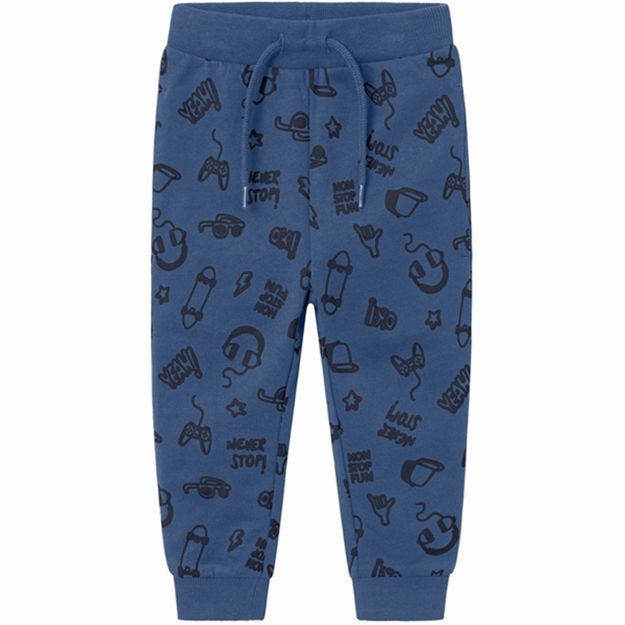 Name it Bijou Blue Vifelix Sweatpants stretchy fabric Easy to Wear