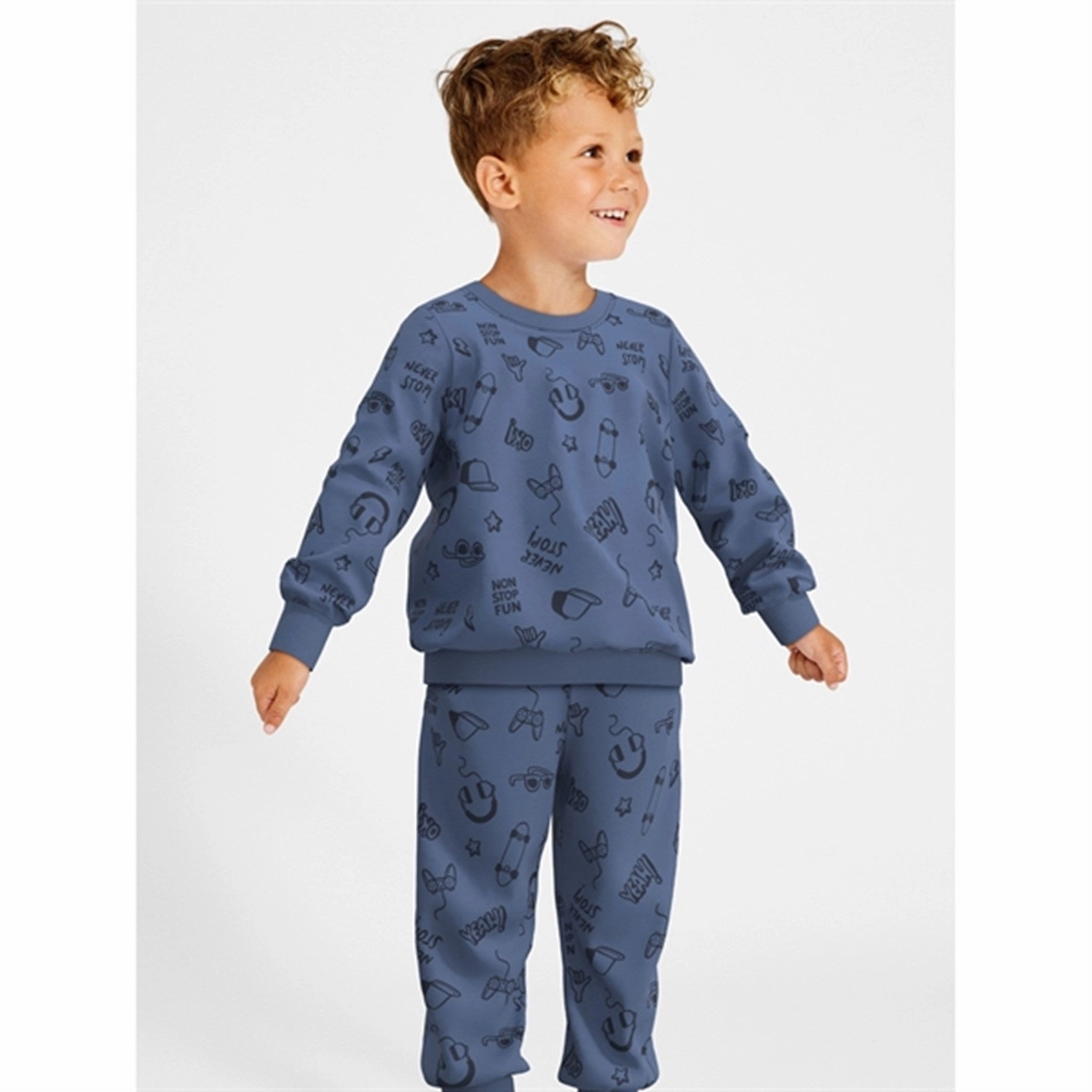 PerformanceEnhancing Name it Bijou Blue Vifelix Sweatpants