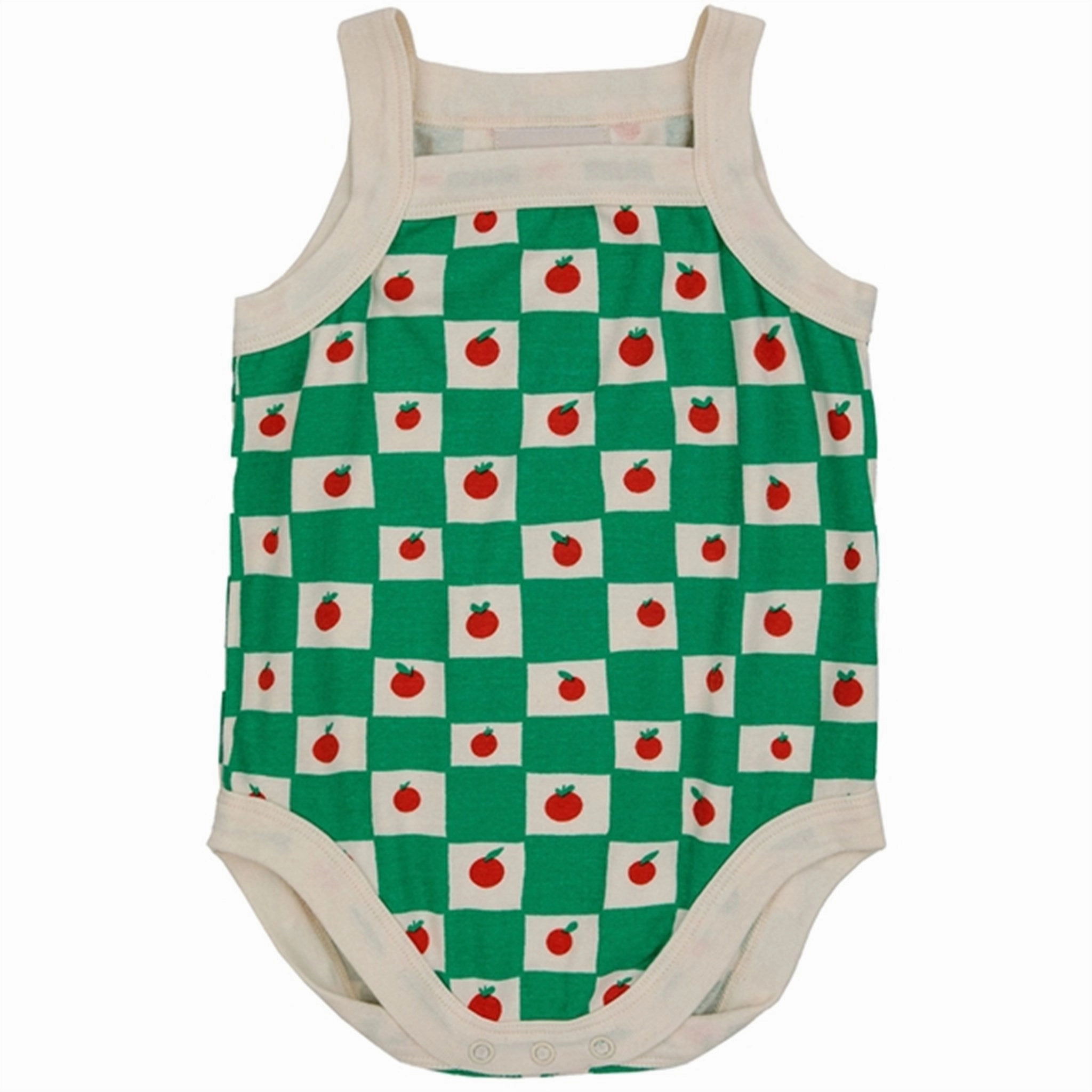 Cool Simple Sporty Dance Bobo Choses Baby Tomato All Over Body Sleeveless Offwhite