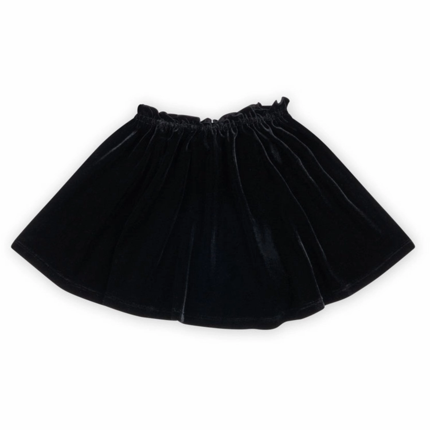 Konges Sl?jd Black Gia Skirt Grs Structured silhouette Fringe Detail