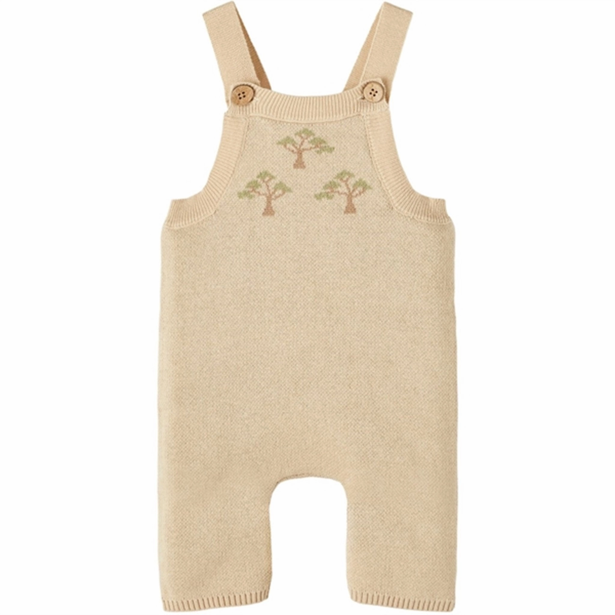 Lil'Atelier Pebble Lamao Loose Knit Overall Comfortable Look Wear TouchscreenCompatiblePockets