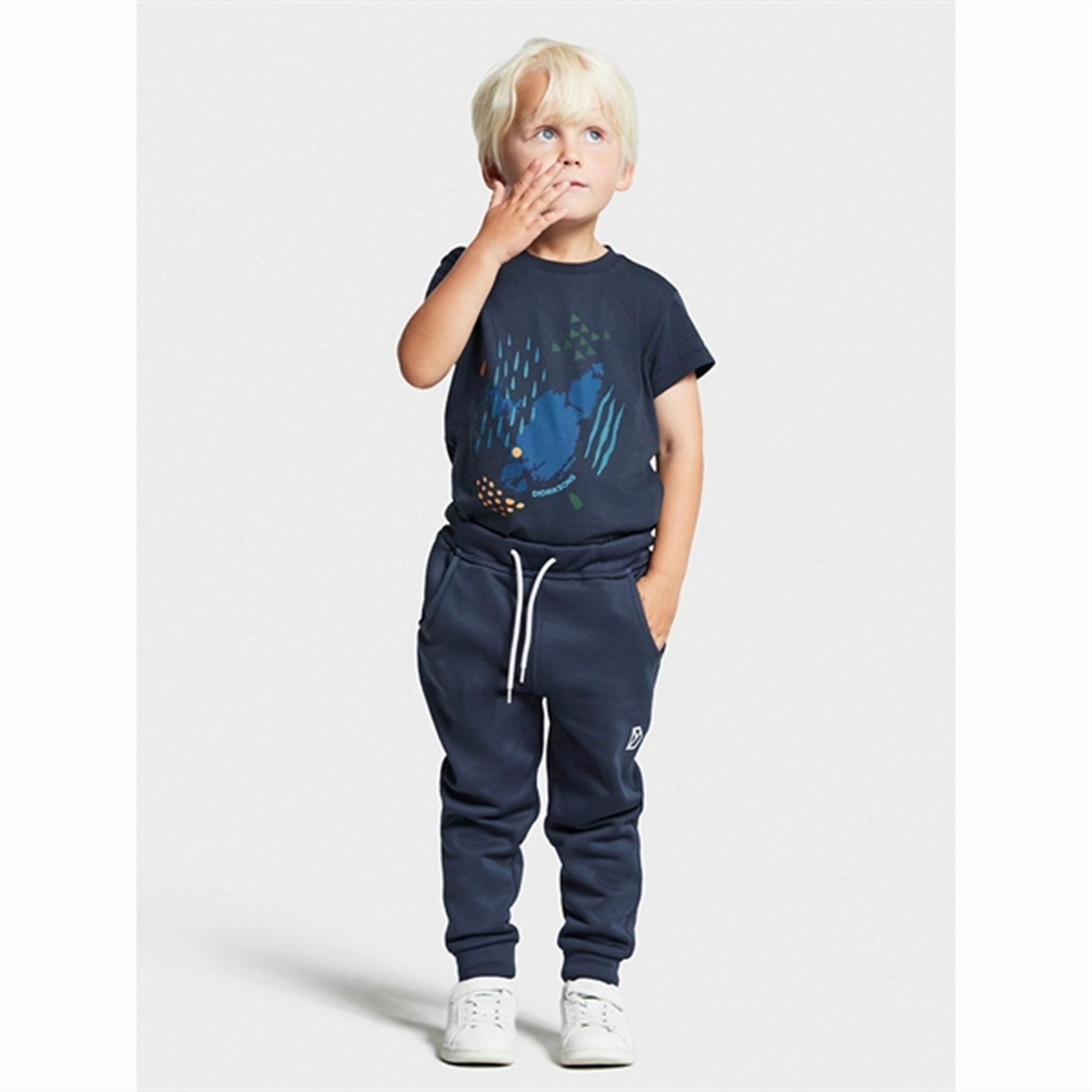 Didriksons Corin Navy Sweatpants WaterResistantTrim