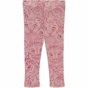 Soft Gallery Cameo Rose Paula Owl Wool Leggings For Kids Thermal Warm Athletic Flexibility