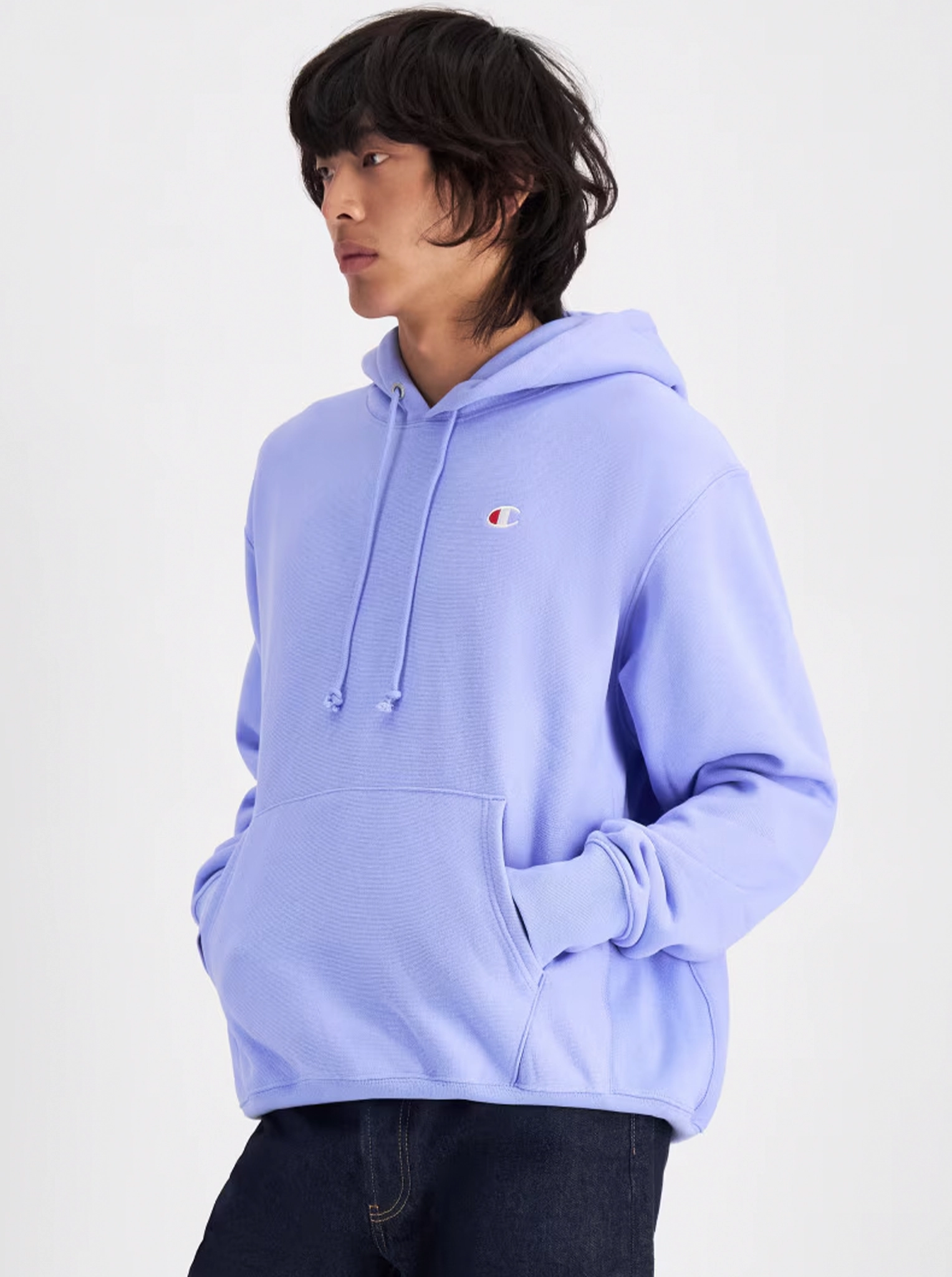 Reverse Weave C Logo Hoodie Unisex All-day Comfort Long Sleeves