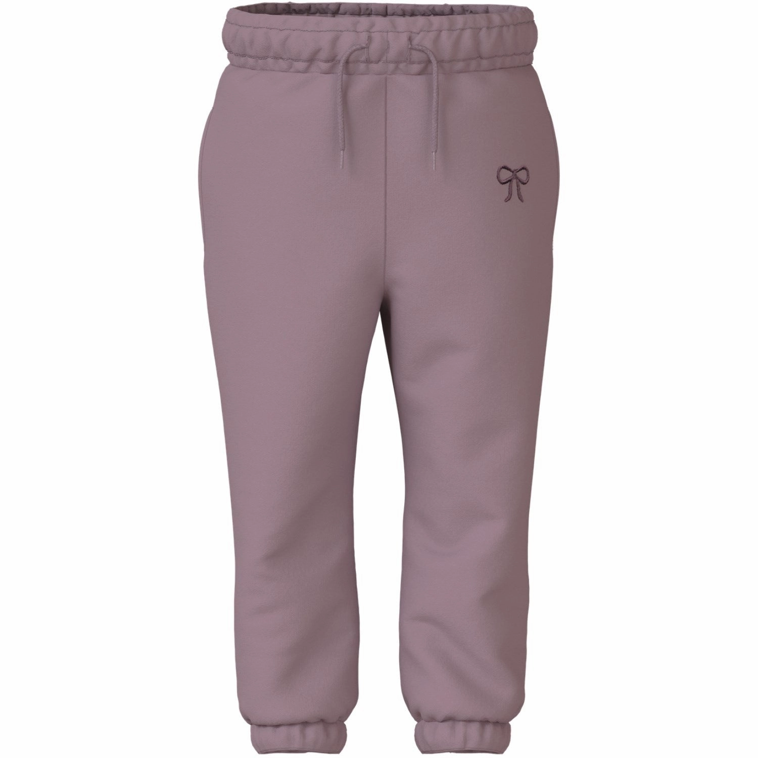 Name It Elderberry Bow Vallene Regular Sweatpants Asymmetric Collar Padding