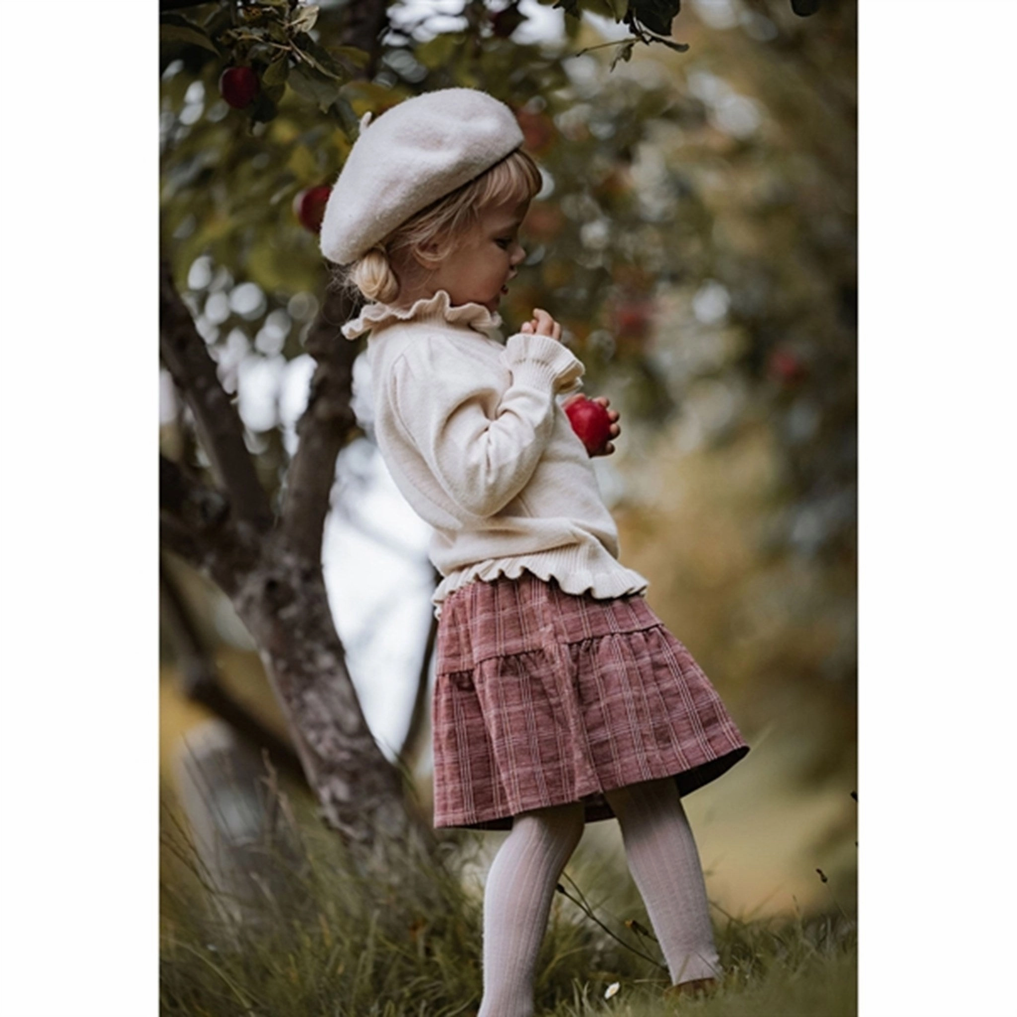 Fliink Chicory Coffee Miro Skirt Biodegradable Fabric