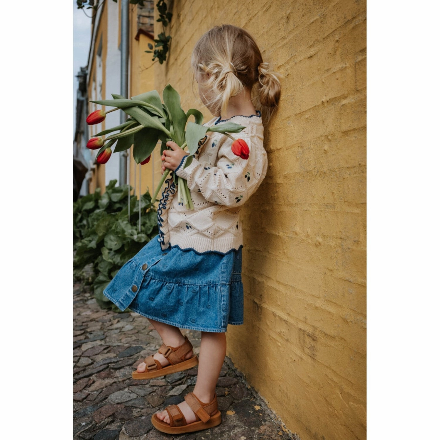 Holiday Travel Fliink Light Denim Blue Donna Denim Skirt