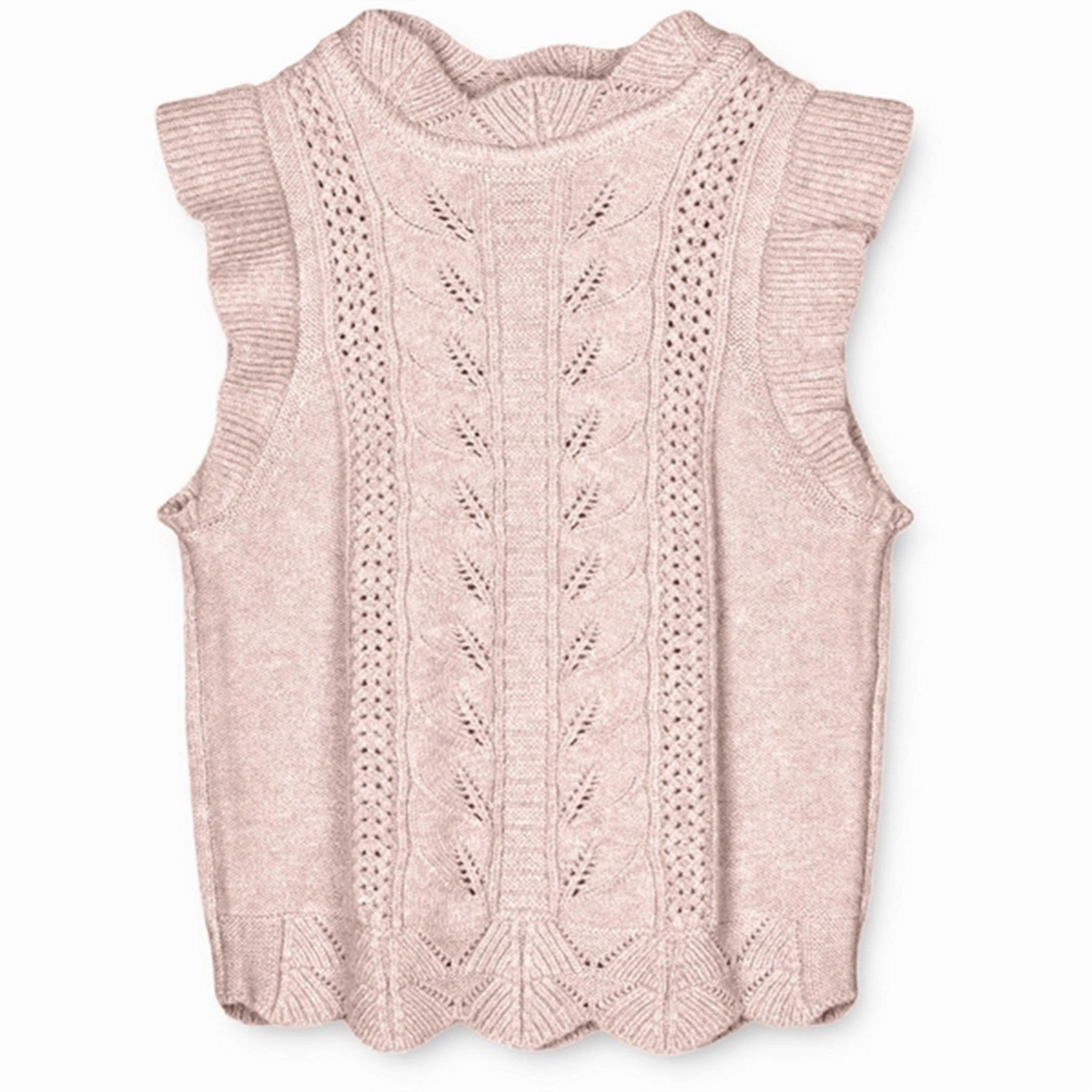 Fliink Peach Whip Alilly Vest portion rayon material