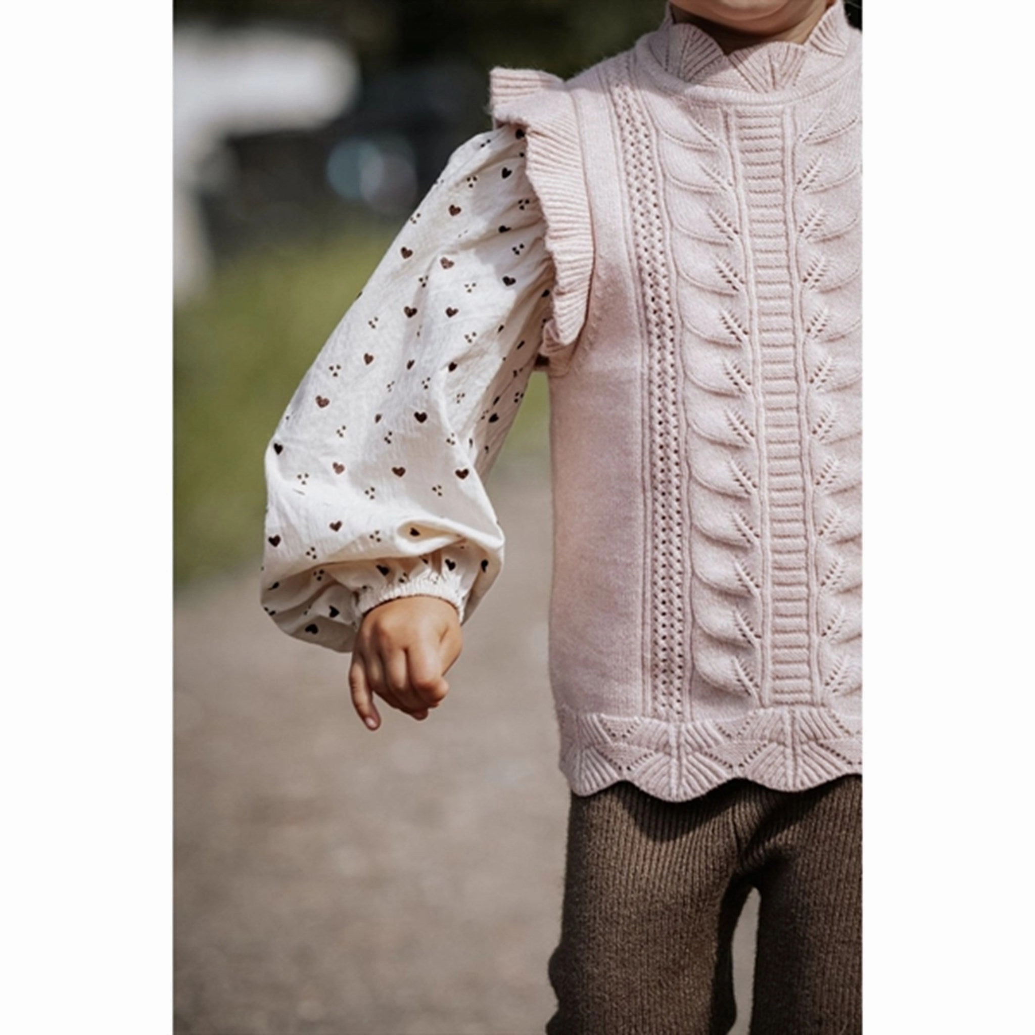 Fliink Peach Whip Alilly Vest Reversible design happening