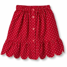 Daily Favorite Cultural Event Fliink Pompeian Red Dolly Dot Skirt