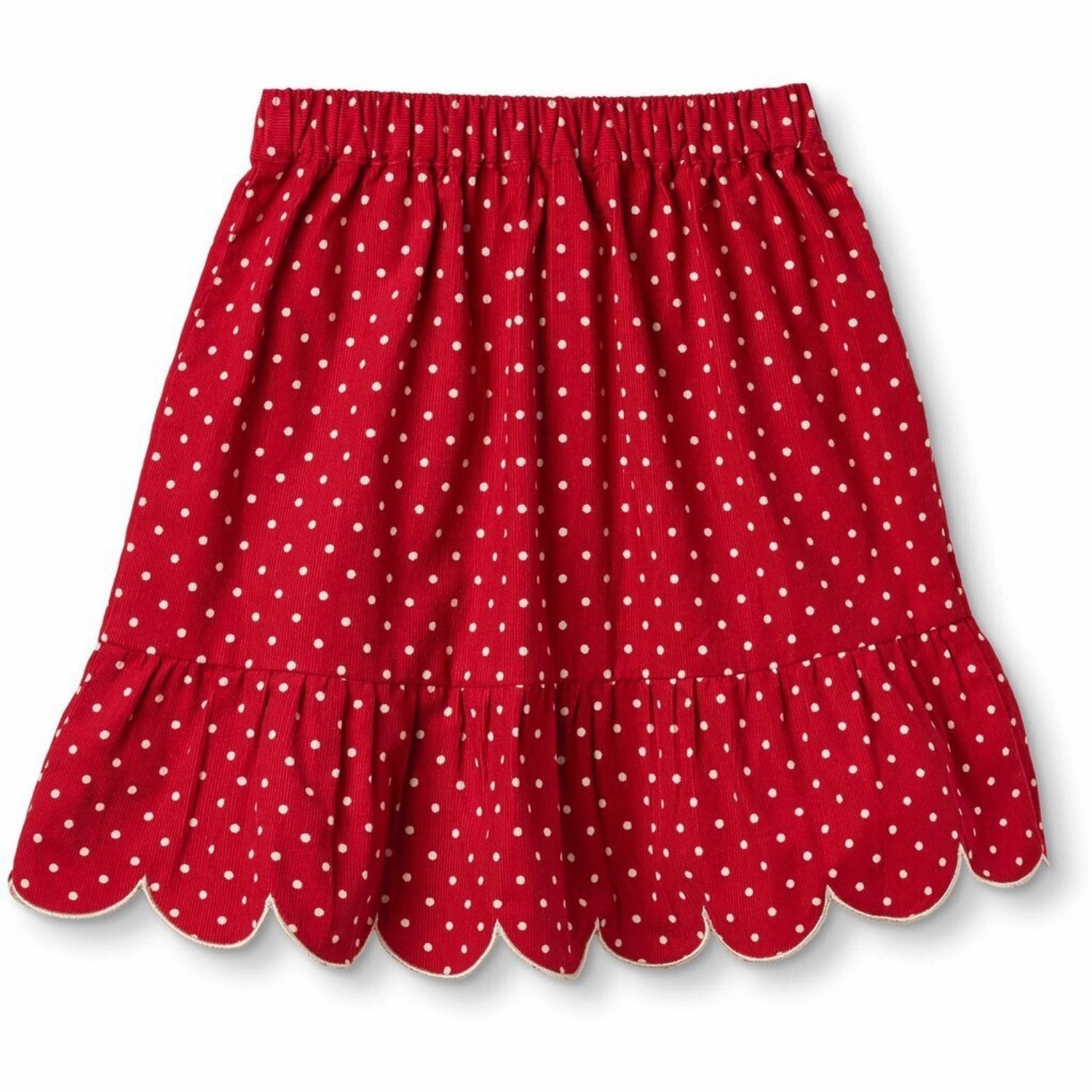 Jewel Tones Outfit Game Fliink Pompeian Red Dolly Dot Skirt