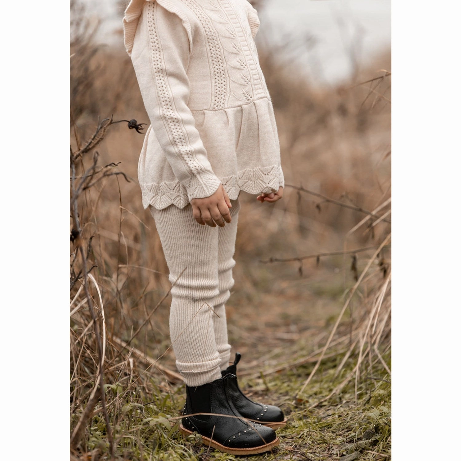 Essential Fit Dry Layer Fliink Sandshell Benna Rib Leggings