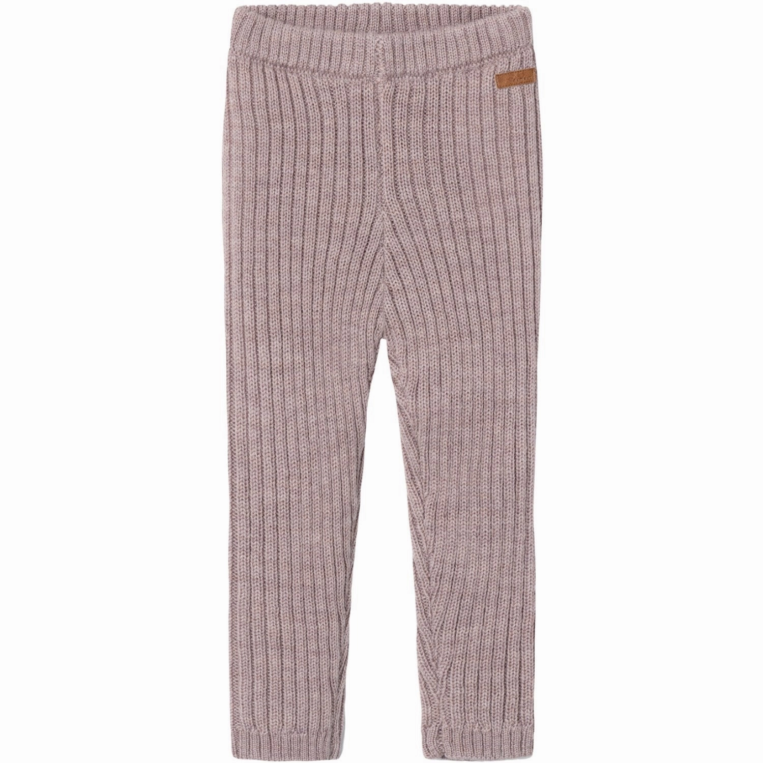 Name It Purple Dove Wriss Wool Knit Leggings Durable Comfort