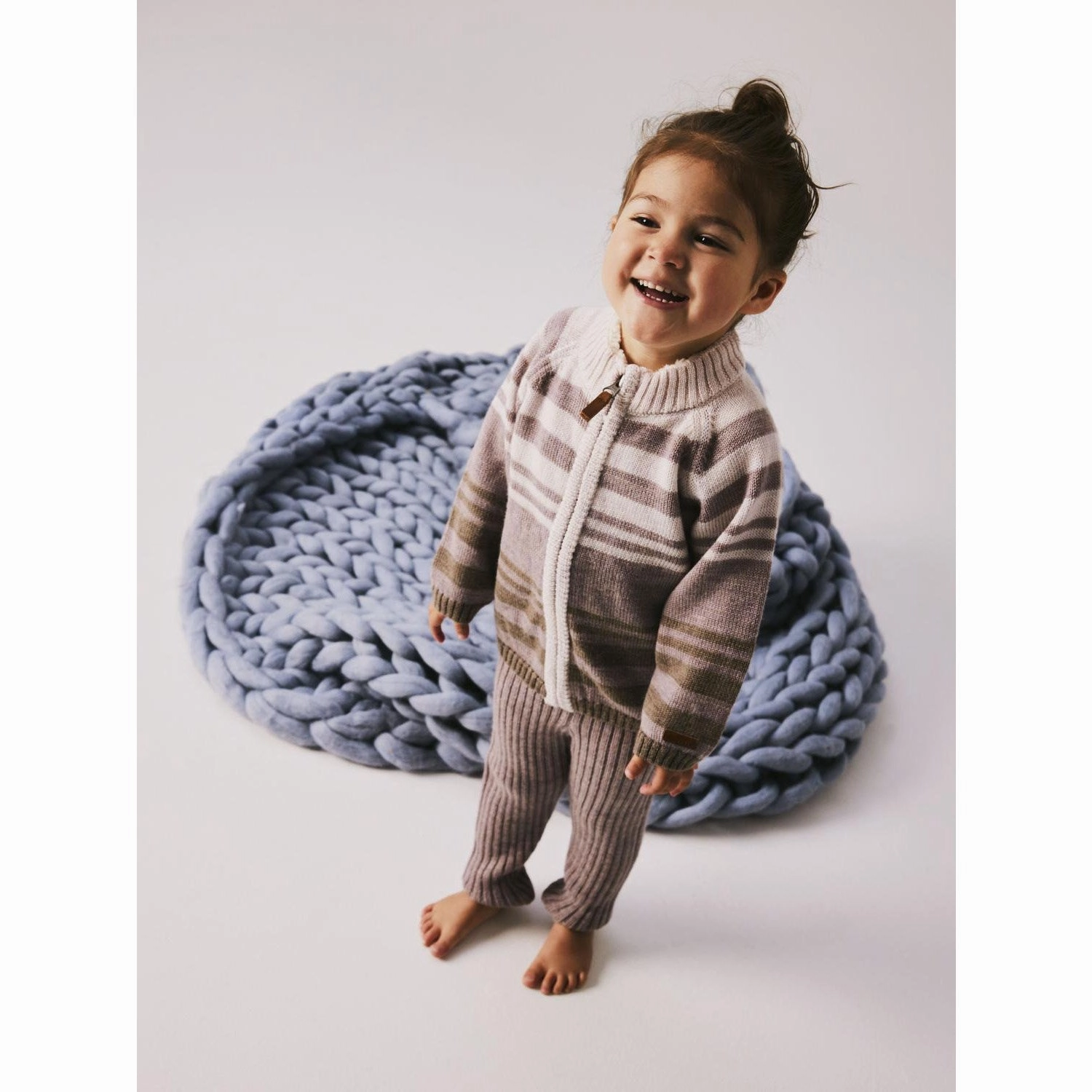 Name It Purple Dove Wriss Wool Knit Leggings Weekend Outfit Cozy Core