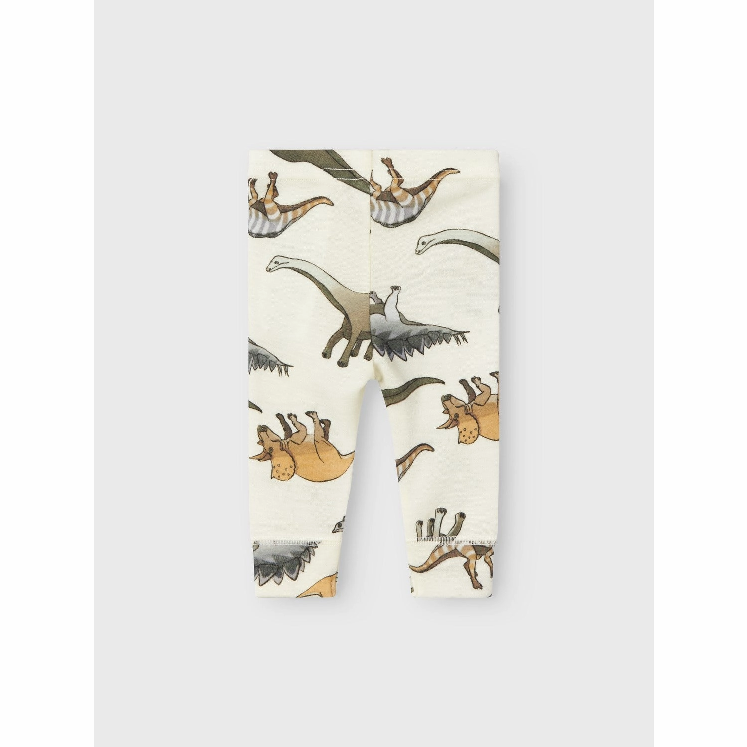 Plus Size Flexible Wear Durable Abrasion Resistant Fabric Name It Snow White AOP Willitus Wool Long Johns Noos