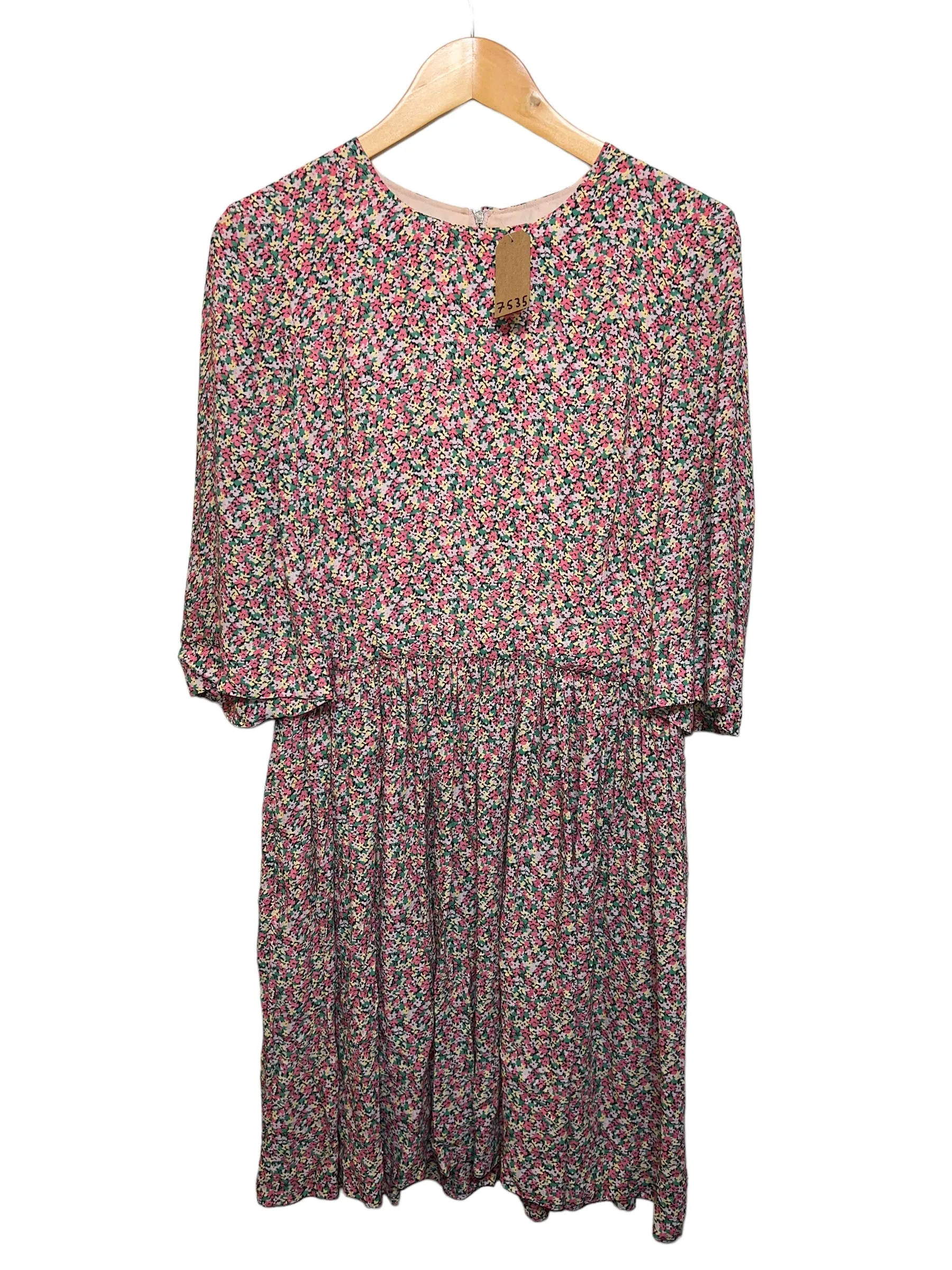 Shared Moment Dinner Outfit Flowery Dress (Size XL)
