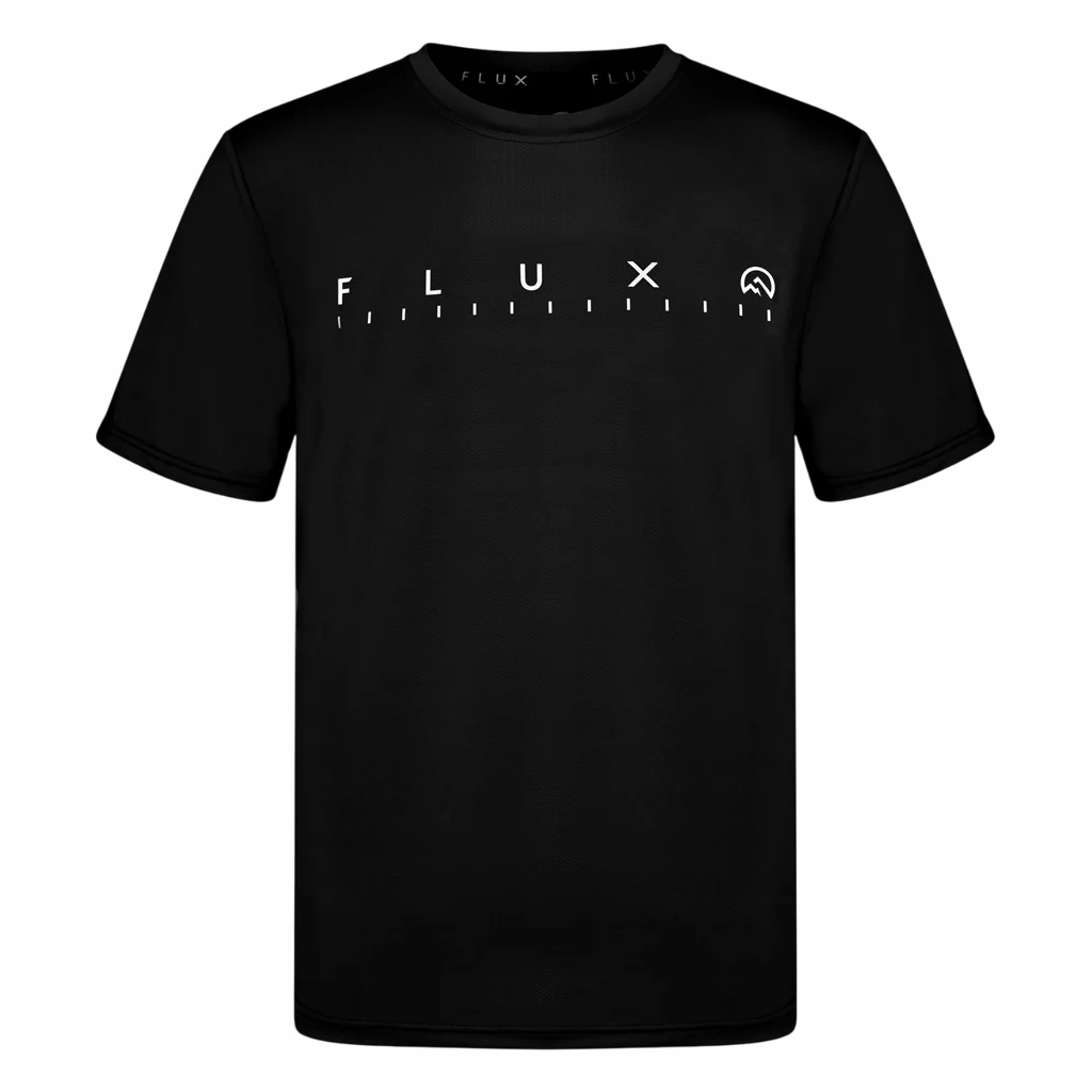Flux Graphic Logo T-Shirt Junior Temperature Regulating Fabric