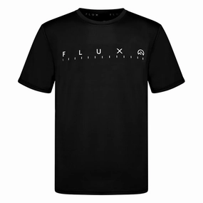 Flux Graphic Logo T-Shirt Junior Temperature Regulating Fabric