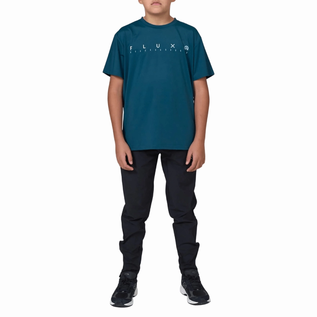 Flux Graphic Logo T-Shirt Junior Layered Hem Design suitable for all genders