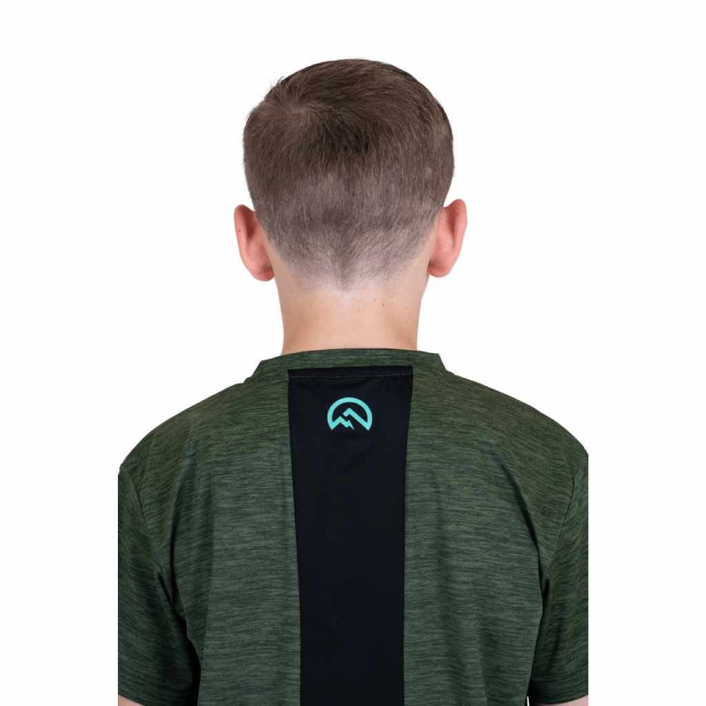 Flux Marl Panel T-Shirt Junior Street Trend