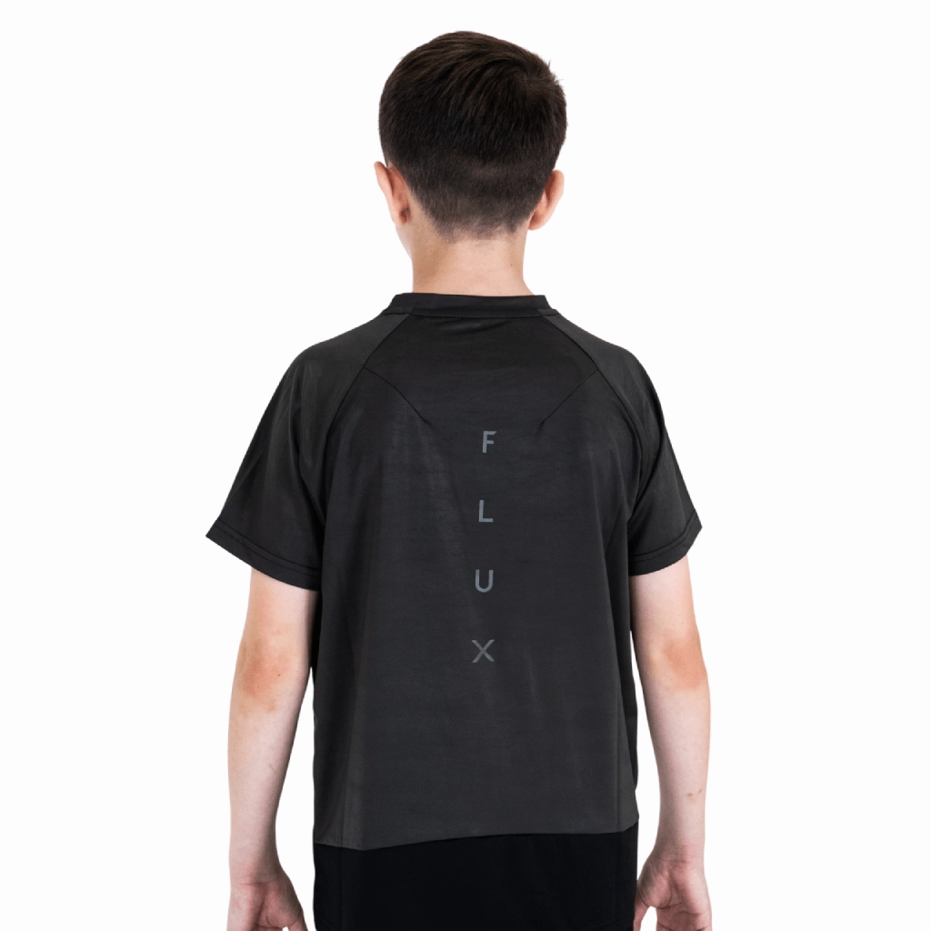 Flux Marl Panel T-Shirt Junior Layering Comfort Anti Odor Technology