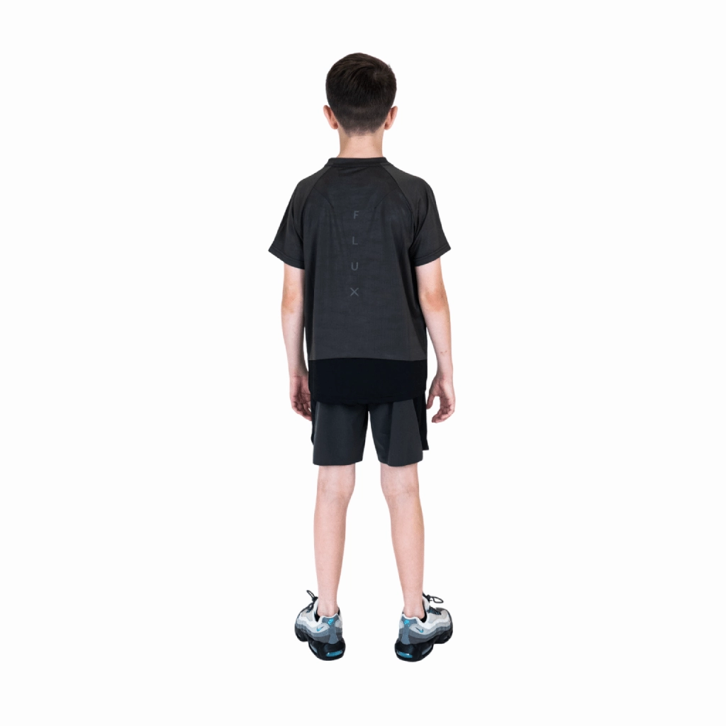 Flux Marl Panel T-Shirt Junior Value for Money