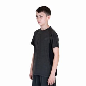 Flux Marl Panel T-Shirt Junior Christmas