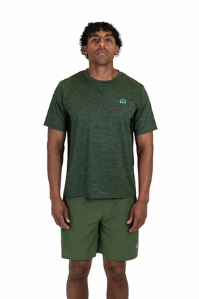 Moisture Wicking Technology City Fashion Flux Marl Panel T-Shirt Men