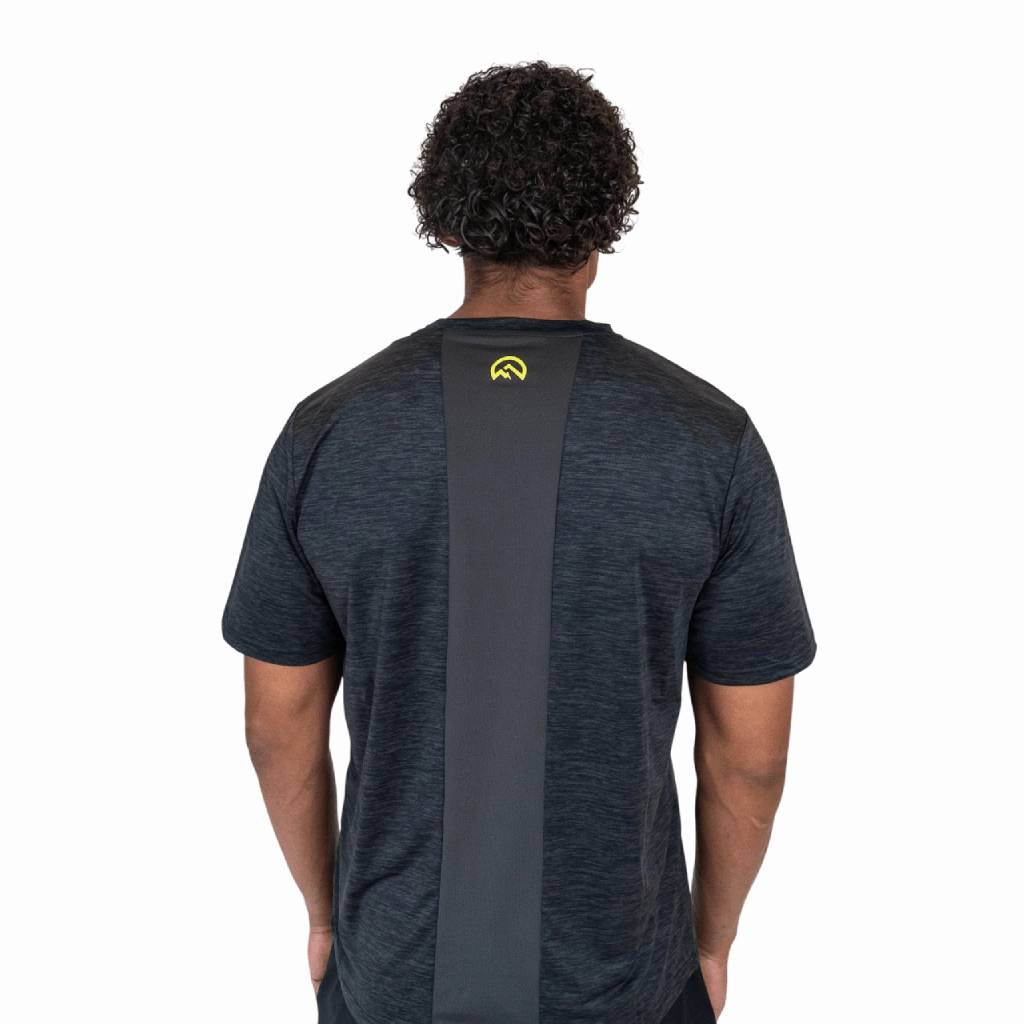 Fashion Layer Flux Marl Panel T-Shirt Men