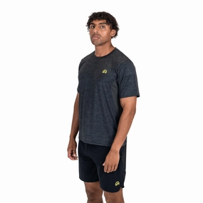 Flux Marl Panel T-Shirt Men Summer Wear