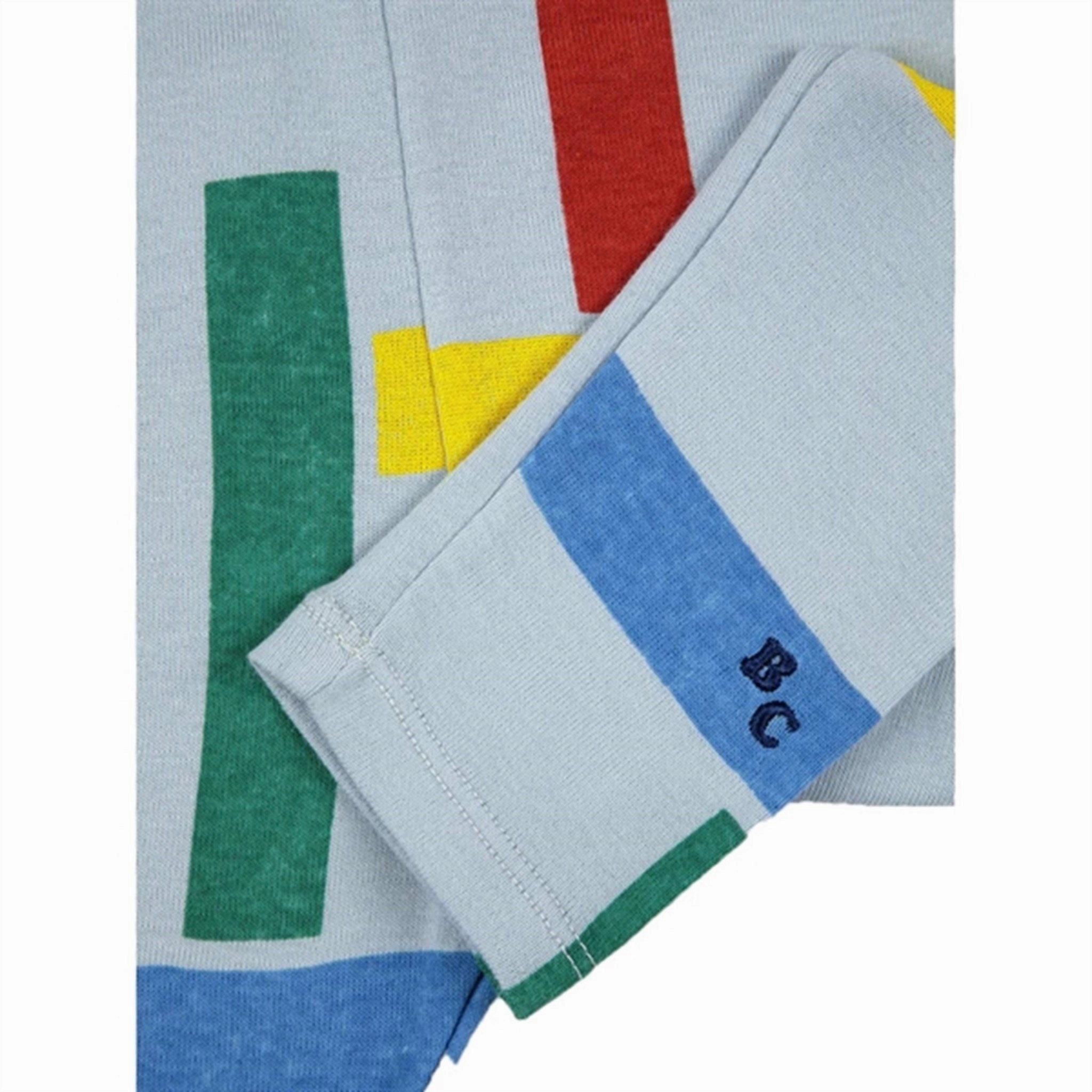 All-Season Wear Bobo Choses Light Blue Multicolor Beacons All Over Leggings