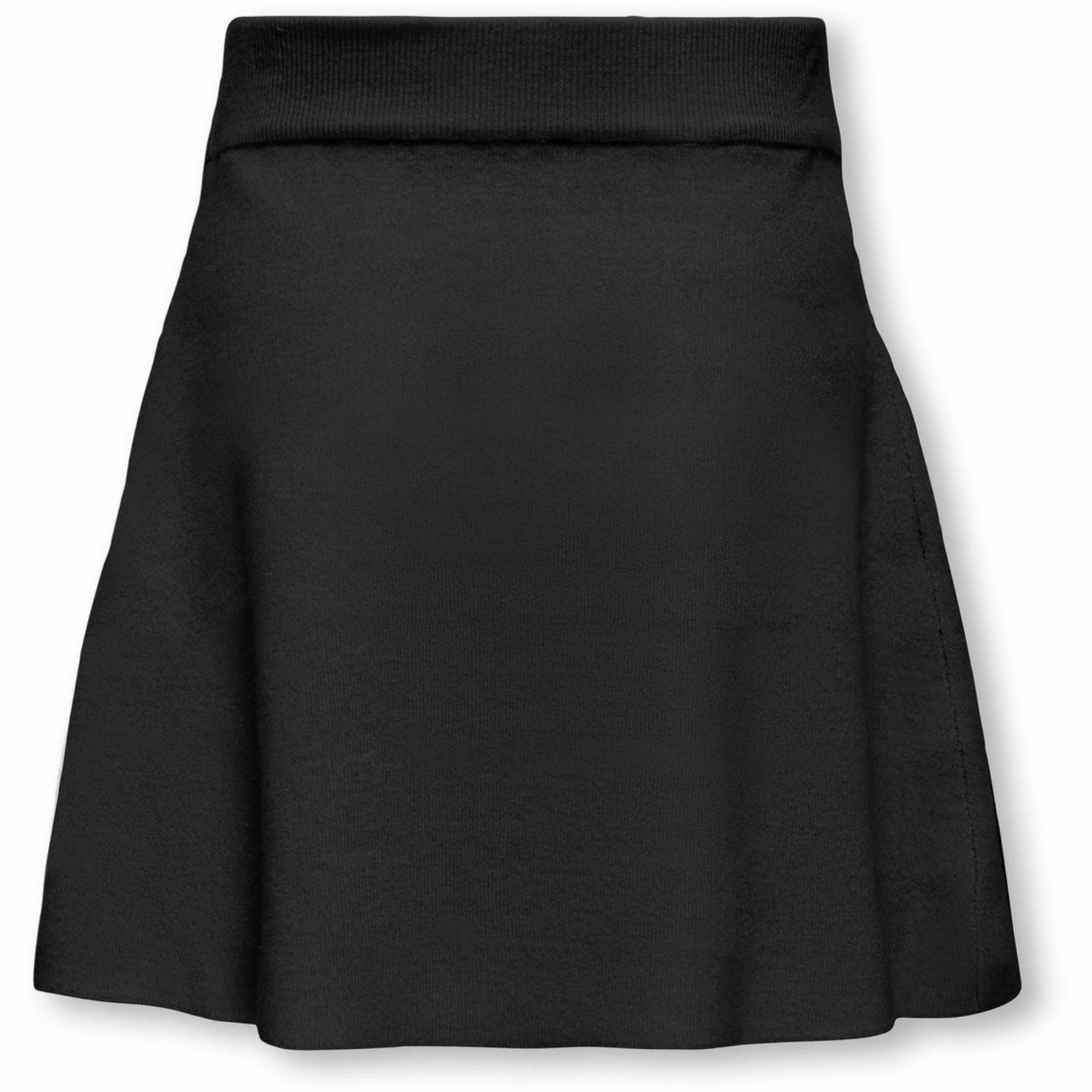 Earth Tones kids ONLY Black Kogkelly Life A-Shape Skirt Knt