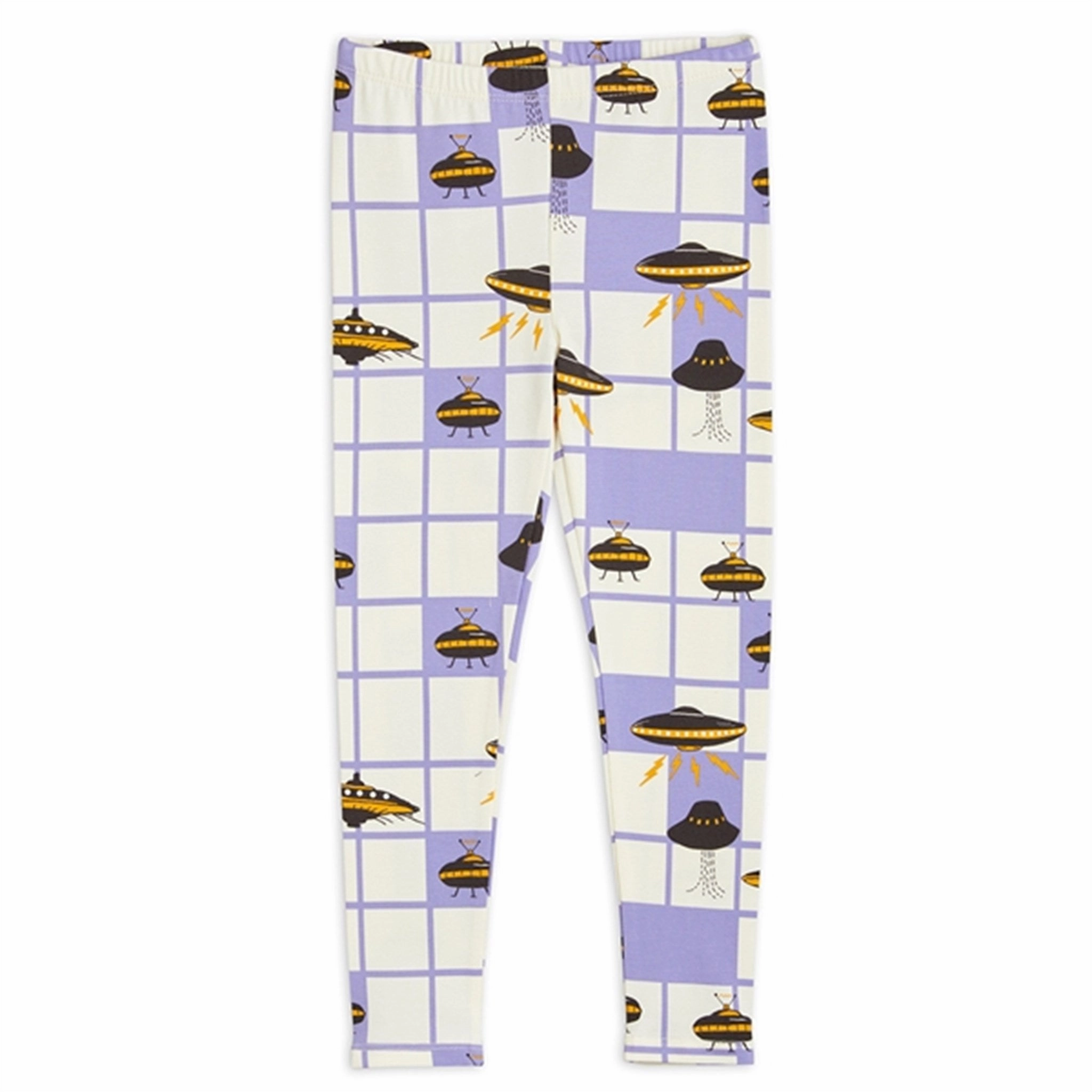 Functional Movement Mini Rodini Purple Ufo Aop Leggings