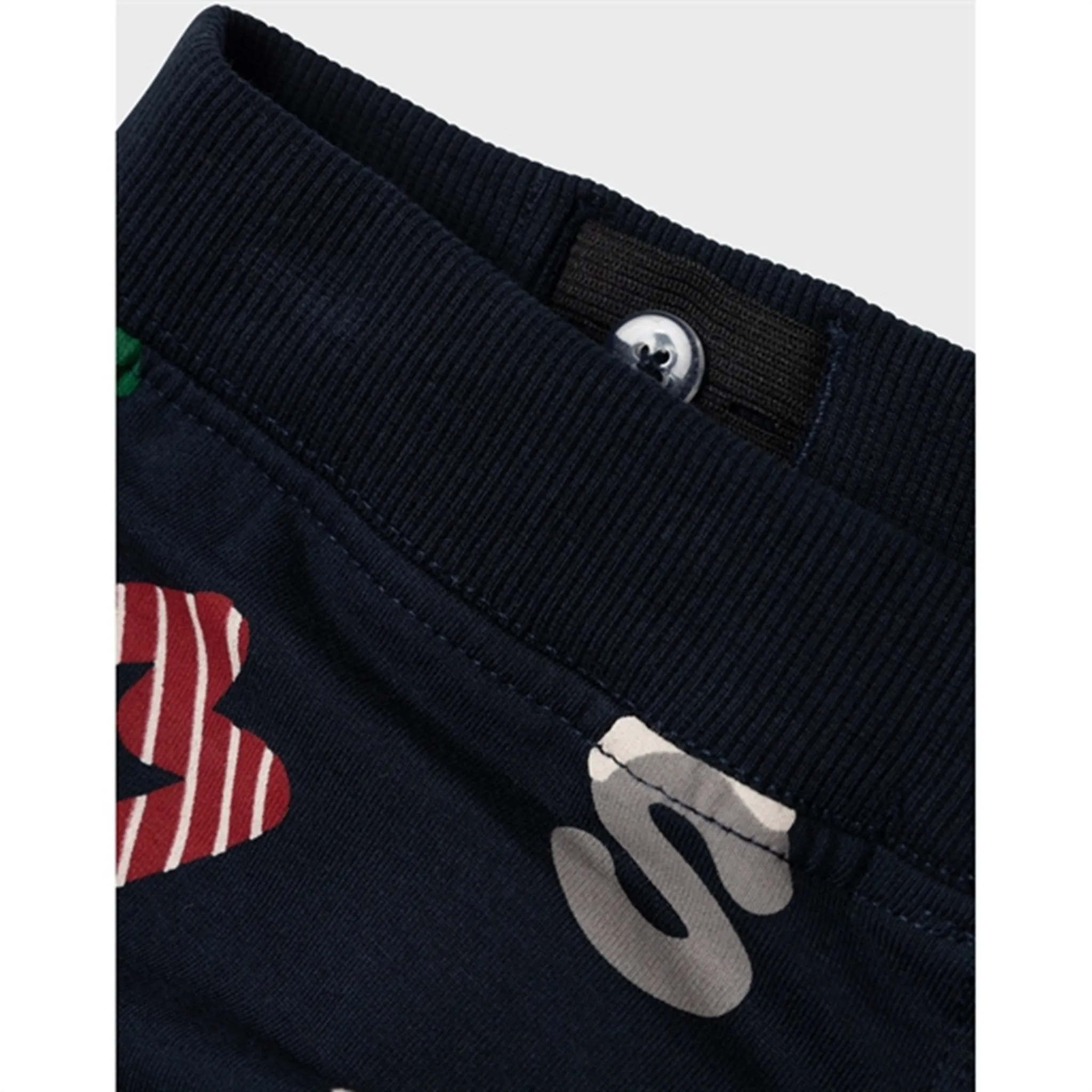 Name it Dark Sapphire Richrist Sweatpants Texture compostable