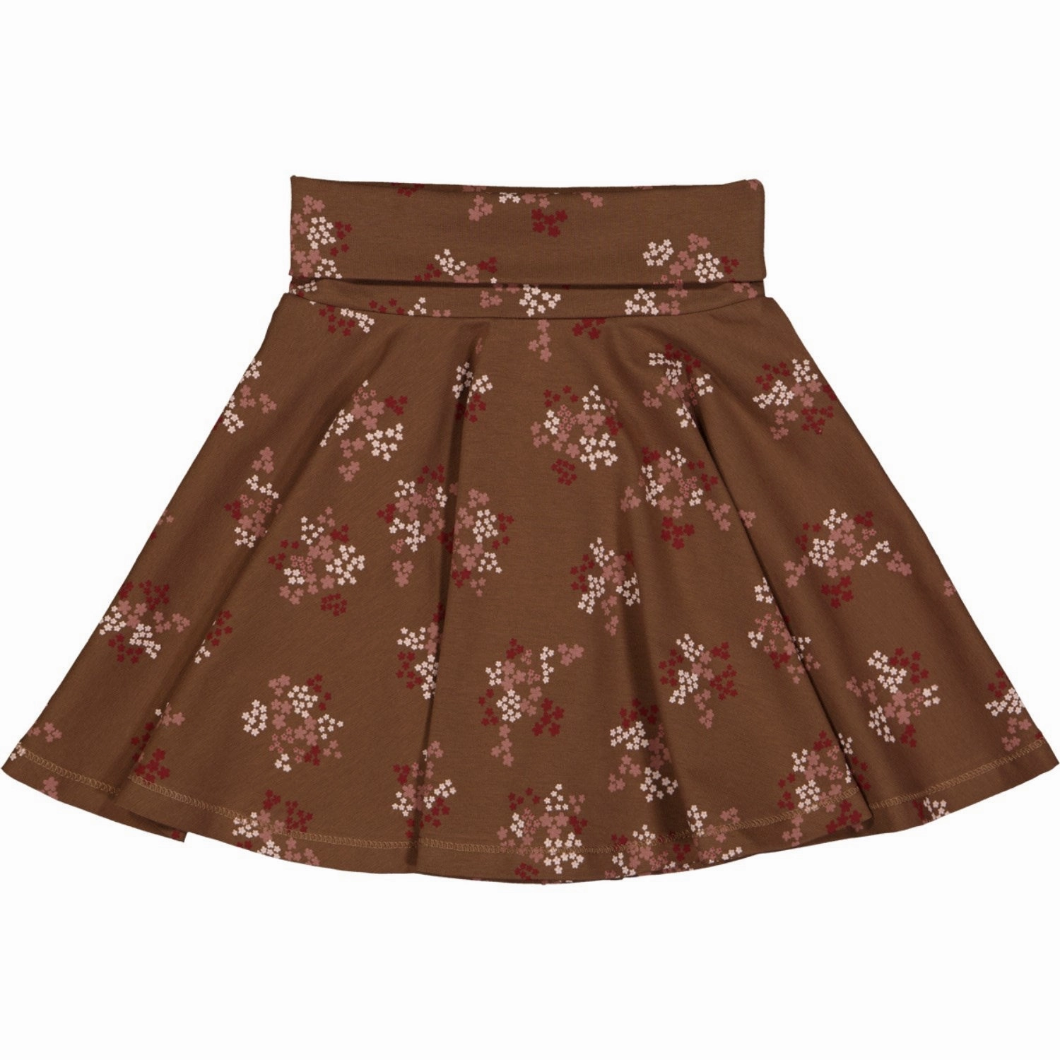 Relaxed Look smooth zipper M??sli Bark/ Cabernet/ Nightingale Flora Skirt