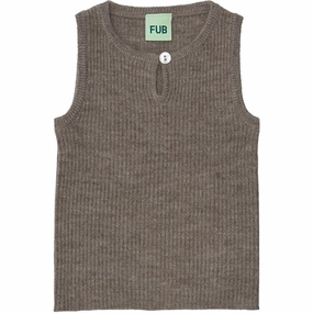 FUB Baby Vest Beige Melange Moisture Management Technology