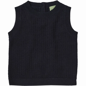 PFC Free Waterproofing Breathable FUB Dark Navy Baby Vest