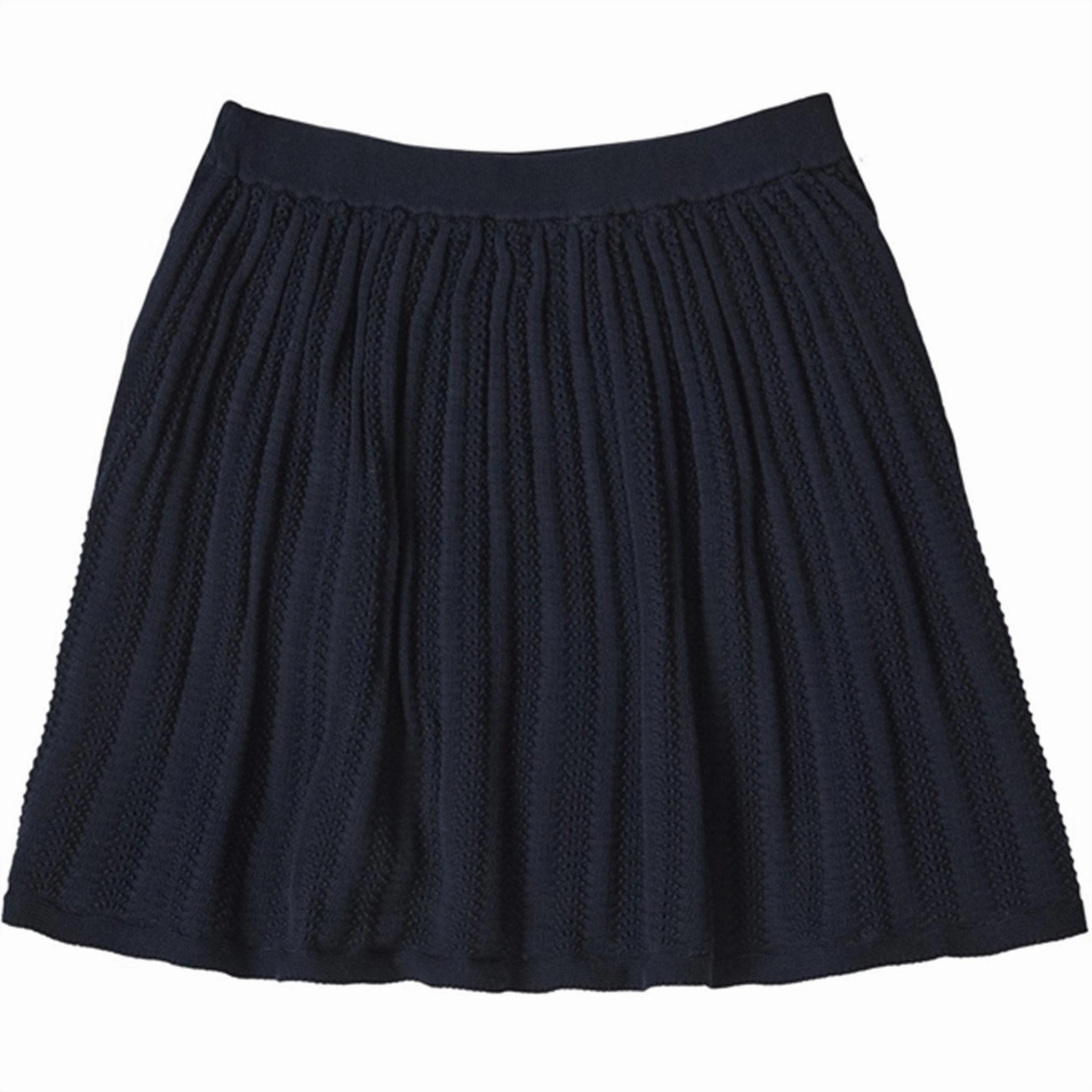 Non Irritating Seams Classic Appeal FUB Dark Navy Pointelle Skirt