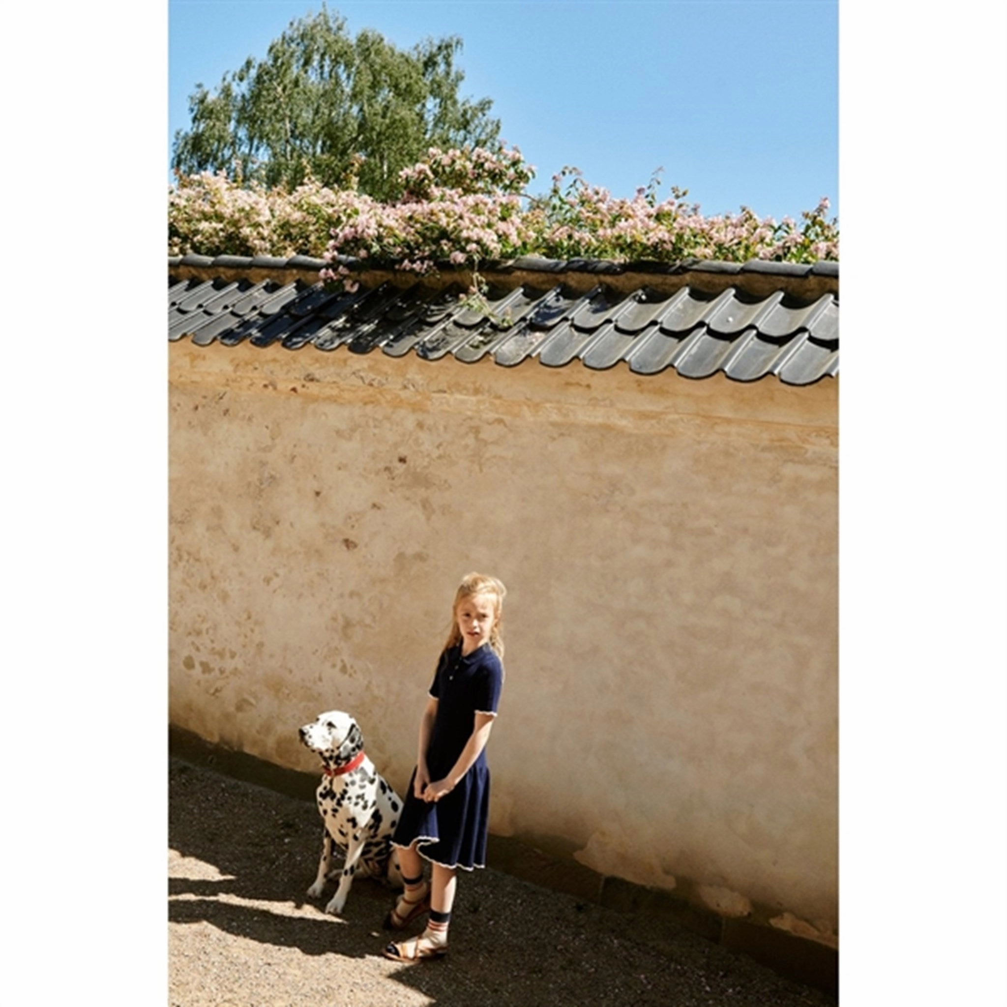 Reinforced Hems Chic Fit FUB Dark Navy Pointelle Skirt