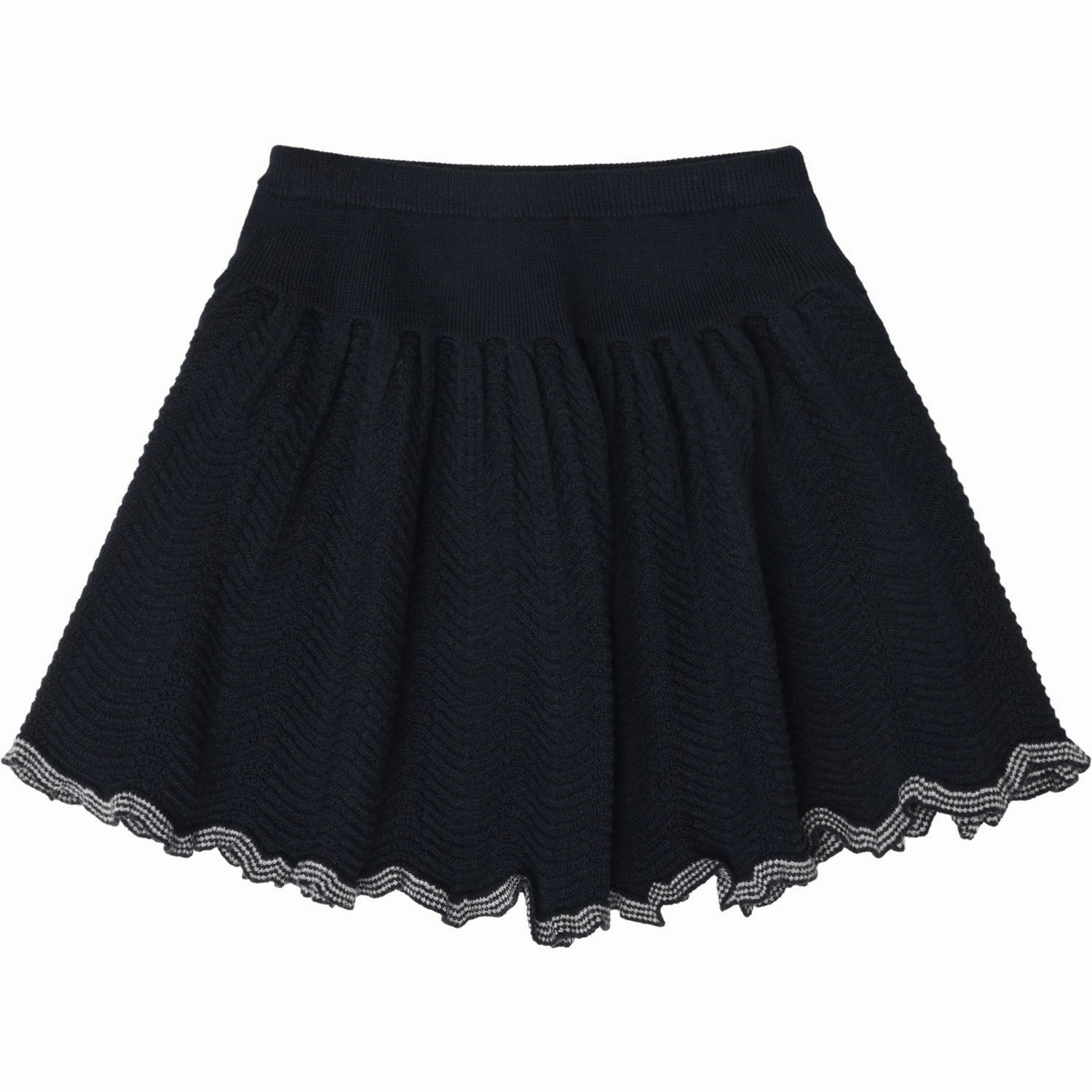 FUB Dark Navy Skirt Button Fastenings