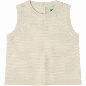 Breathable fabric FUB Ecru Baby Vest