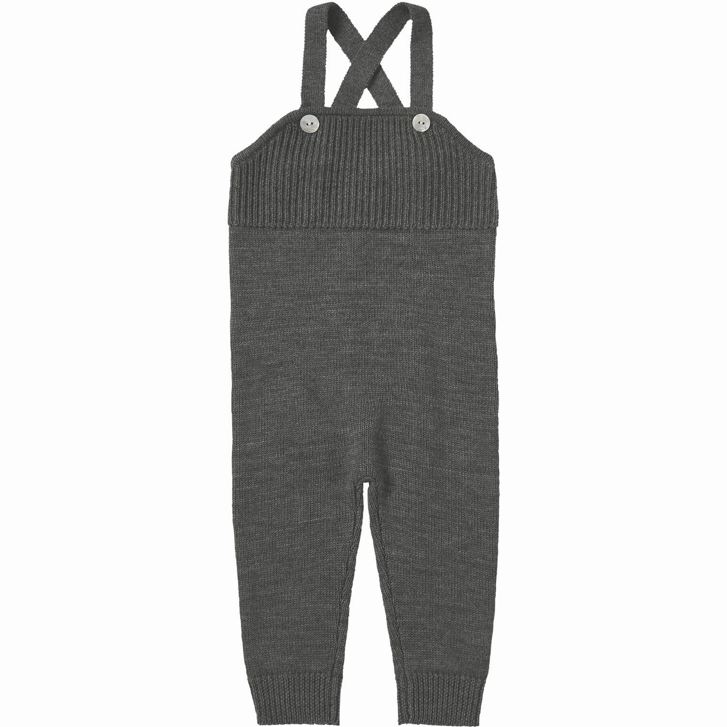 FUB Grey Melange Baby Overalls WindResistantMaterial