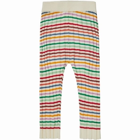 FUB multi stripe Baby Rib Leggings Subtle Curve Flat Seams